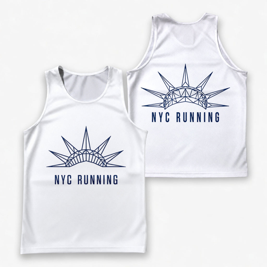 Lady Liberty Minimalist New York Running Tank Top