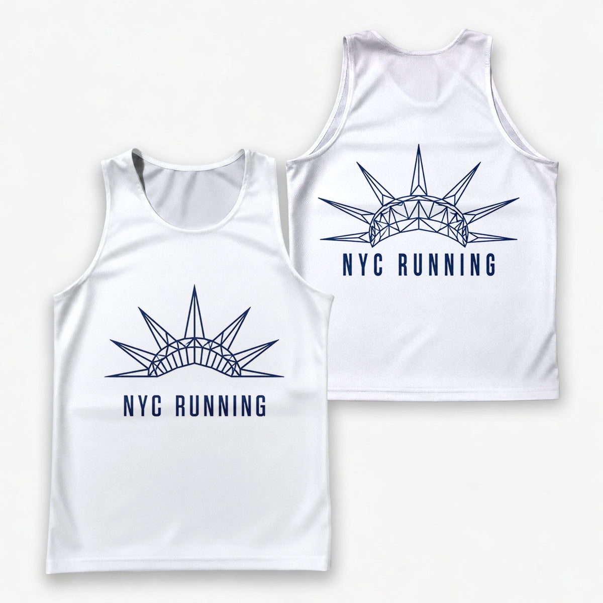 Lady Liberty Minimalist New York Running Tank Top