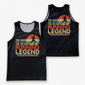 Retirement Running Tank Top The Man The Myth The Retired Running Singlet for Men and Women