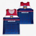 Patriotic Tech Running Tank Top - Missouri State Pride Running Singlet