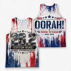 Oorah 26.2 The Marine Corp Race Day Running Tank Top