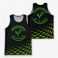 Vegan Running Tank Top Powered by Plants Running Singlet for Men and Women
