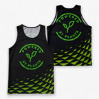 Vegan Running Tank Top Powered by Plants Running Singlet for Men and Women