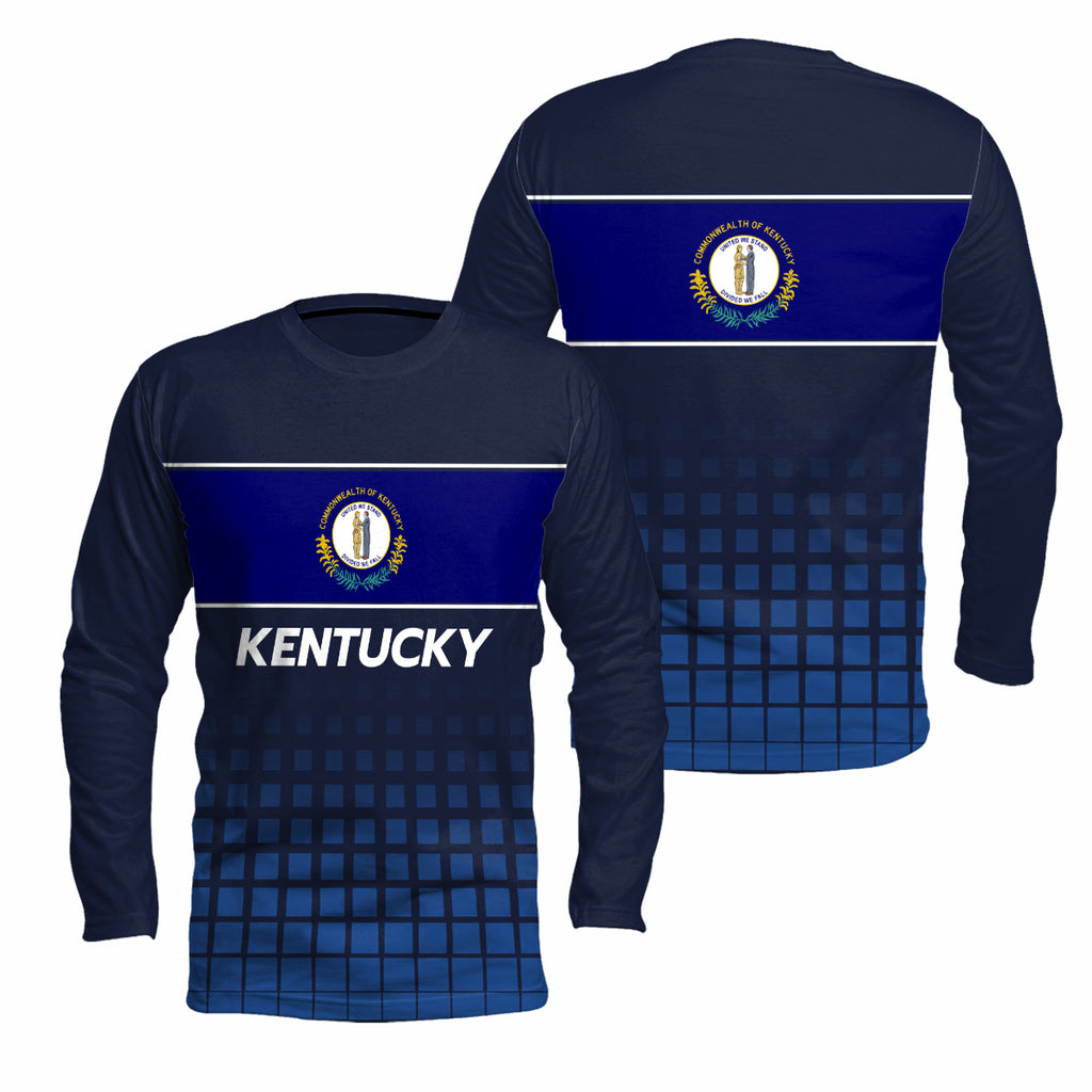 Kentucky State Pride Long Sleeve Running T-Shirt