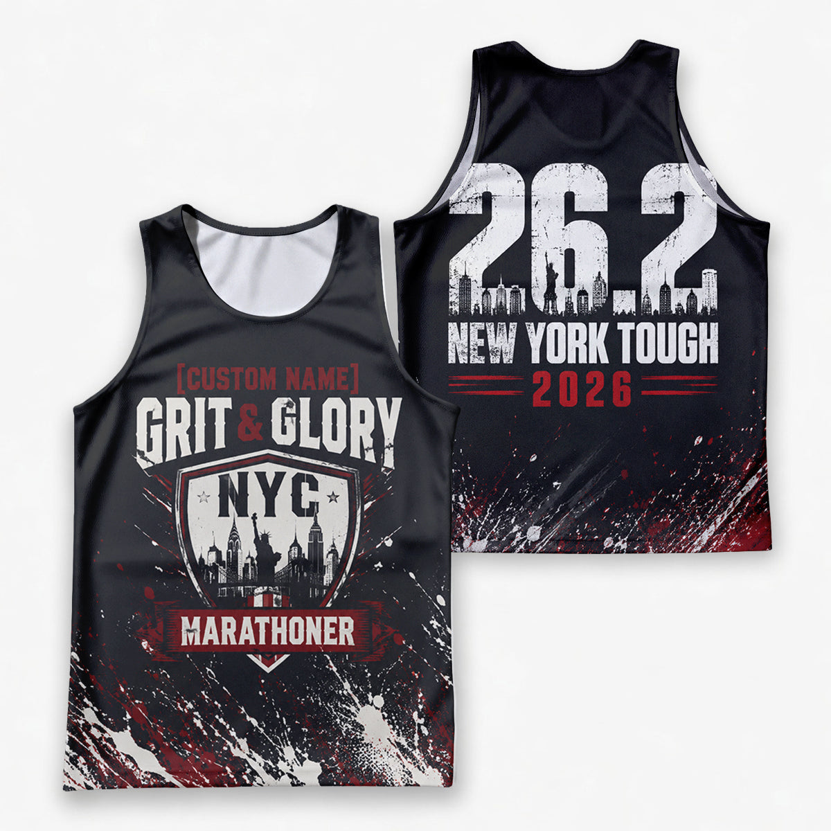 New York Grit & Glory The NYC Race Day Running Tank Top
