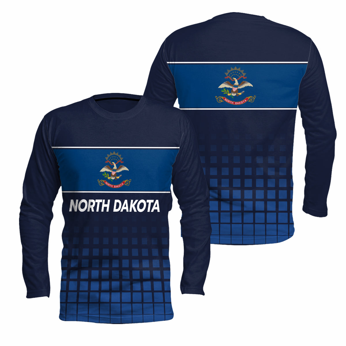 North Dakota State Pride Long Sleeve Running T-Shirt