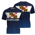 Maryland State Pride Tech Running T-Shirt