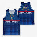 Patriotic Tech Running Tank Top - North Dakota State Pride Running Singlet