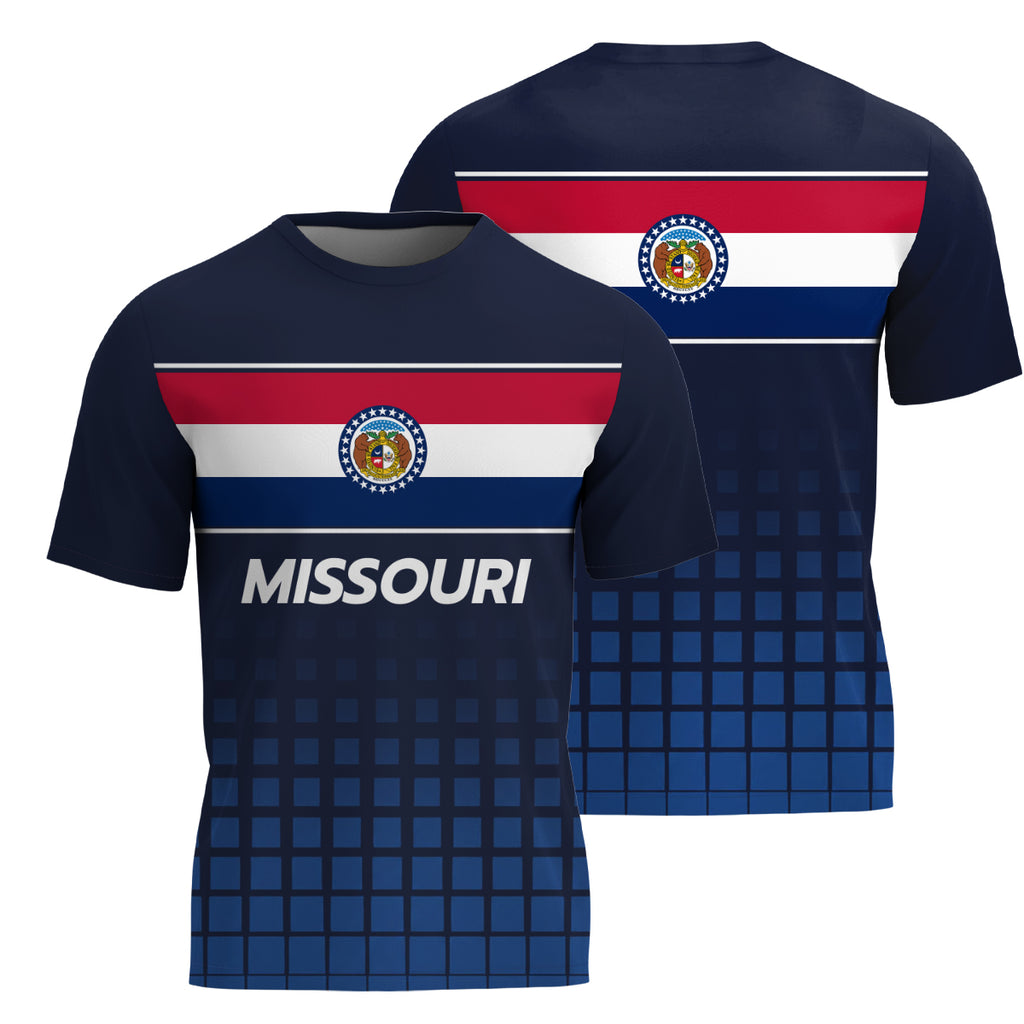 Missouri State Pride Tech Running T-Shirt