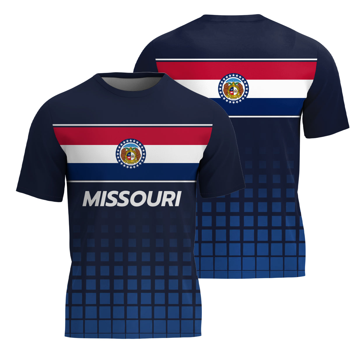 Missouri State Pride Tech Running T-Shirt