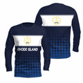 Rhode Island State Pride Long Sleeve Running T-Shirt