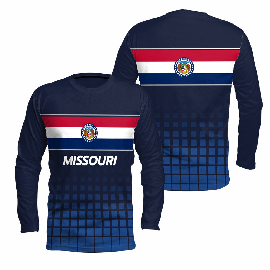 Missouri State Pride Long Sleeve Running T-Shirt