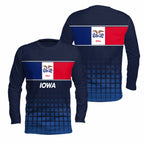 Iowa State Pride Long Sleeve Running T-Shirt