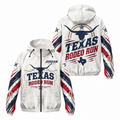 Custom Name Texas Rodeo Run Running Windbreaker Jacket