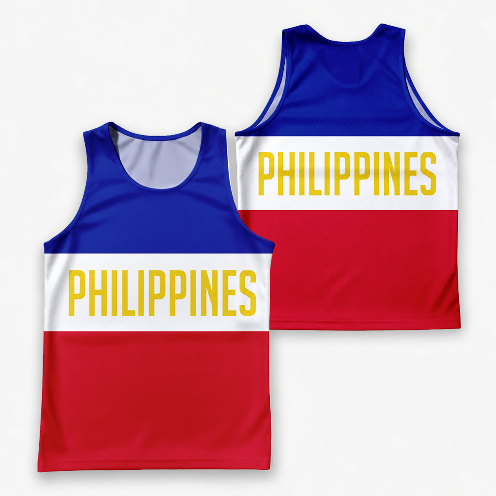Philippines Running Tank Top Filipino Pride Running Singlet for Men and Women