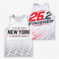 Minimalist Typography The NYC Race Day Running Tank Top