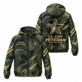 Custom Name Army Star Tactical Runner Running Windbreaker Jacket