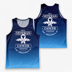 Cancer Fighter Running Tank Top Veteran Survivor Running Singlet for Men and Women
