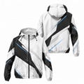 Custom Name States Monochrome Edge Running Windbreaker Jacket