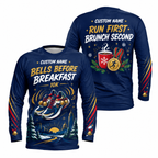 Custom Name Bells Before Breakfast Running Long Sleeve Shirt
