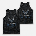 Veteran Running Tank Top - US Air Force Veteran V9 Tech Singlet
