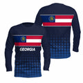 Georgia State Pride Long Sleeve Running T-Shirt