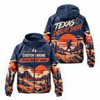 Custom Name Texas Desert Dash Running Windbreaker Jacket