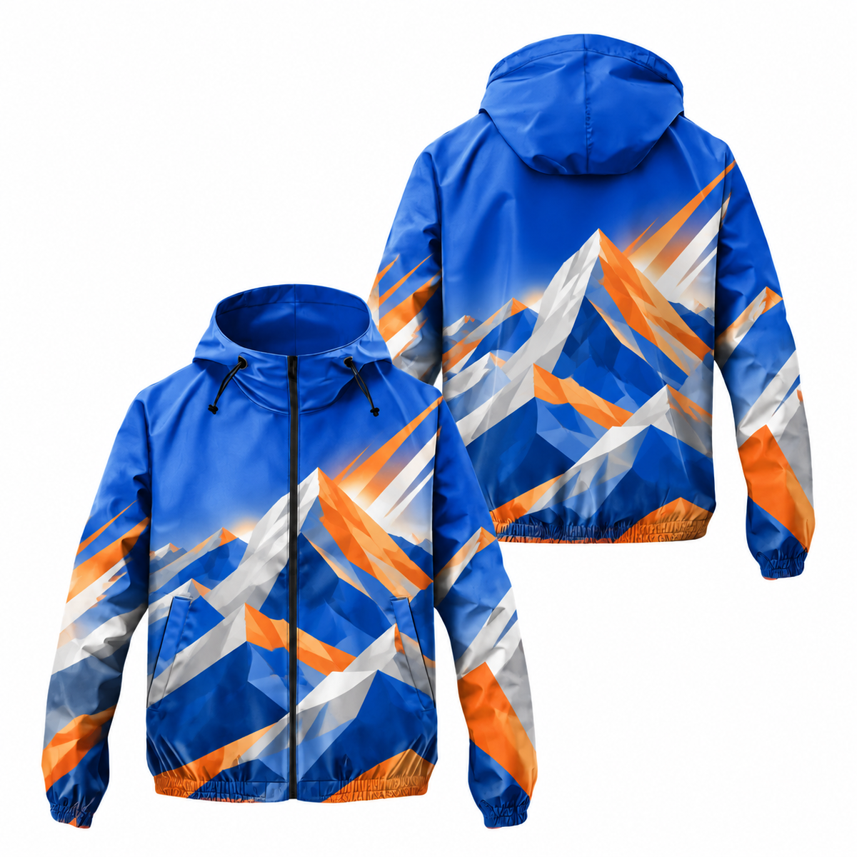 Custom Name State Summit Push Running Windbreaker Jacket