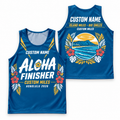 Custom Name Miles Aloha Island Victory Running Tank Top