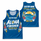 Custom Name Miles Aloha Island Victory Running Tank Top