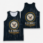 Veteran Running Tank Top - US Navy Veteran Tech Singlet