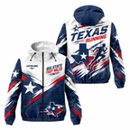 Custom Name Big State Fast Miles Running Windbreaker Jacket