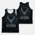 Veteran Running Tank Top - US Air Force Veteran V4 Tech Singlet