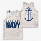 U.S. Military Running Tank Top U.S. Navy Sea Running Singlet for Men and Women