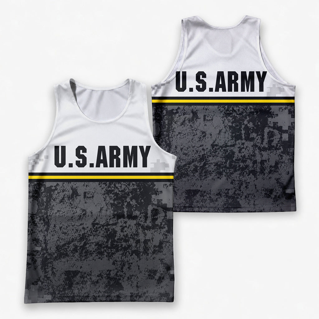 U.S.Military Running Tank Top U.S.Army Running Singlet for Men and Women