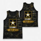 Veteran Running Tank Top - US Army Veteran V2 Tech Singlet