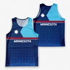 Patriotic Tech Running Tank Top - Minnesota State Pride Running Singlet