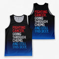 Cancer Fighter Running Tank Top Chemo Fighter Running Singlet for Men and Women