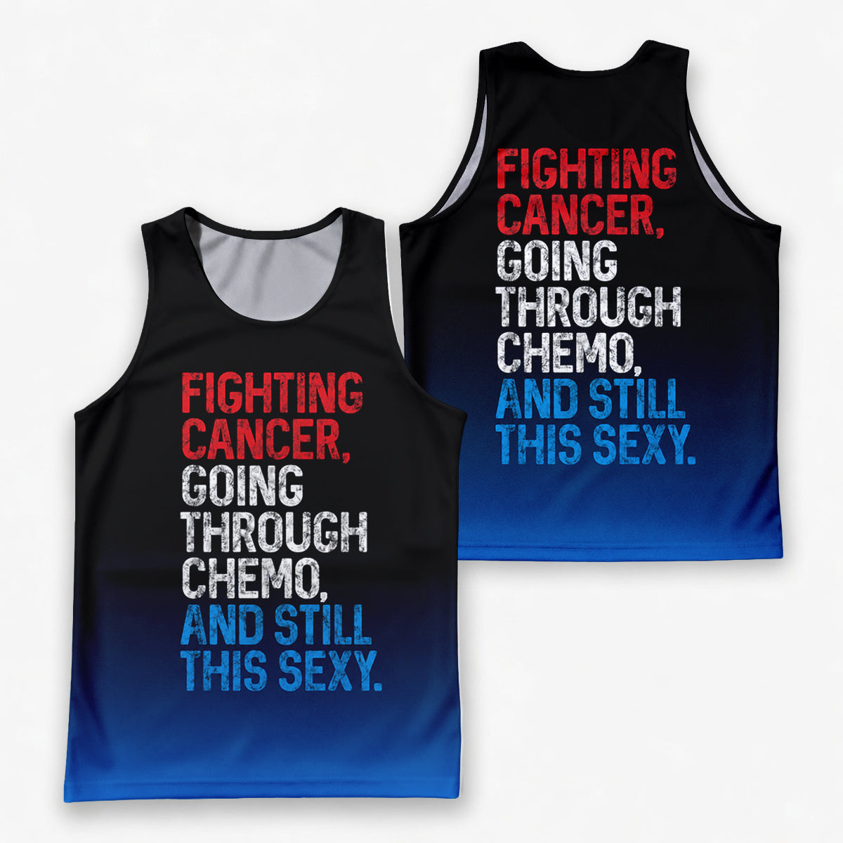 Cancer Fighter Running Tank Top Chemo Fighter Running Singlet for Men and Women