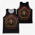 Men's Running Tank Top Firefighter Guardian Of The Flame Running Singlet