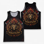 Men's Running Tank Top Firefighter Guardian Of The Flame Running Singlet
