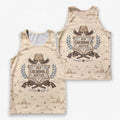 Men's Running Tank Top Police Old School Justice Running Singlet