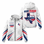 Custom Name Texas State Outline Pace Running Windbreaker Jacket