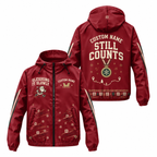 Custom Name Sleighing It Slowly Running Windbreaker Jacket