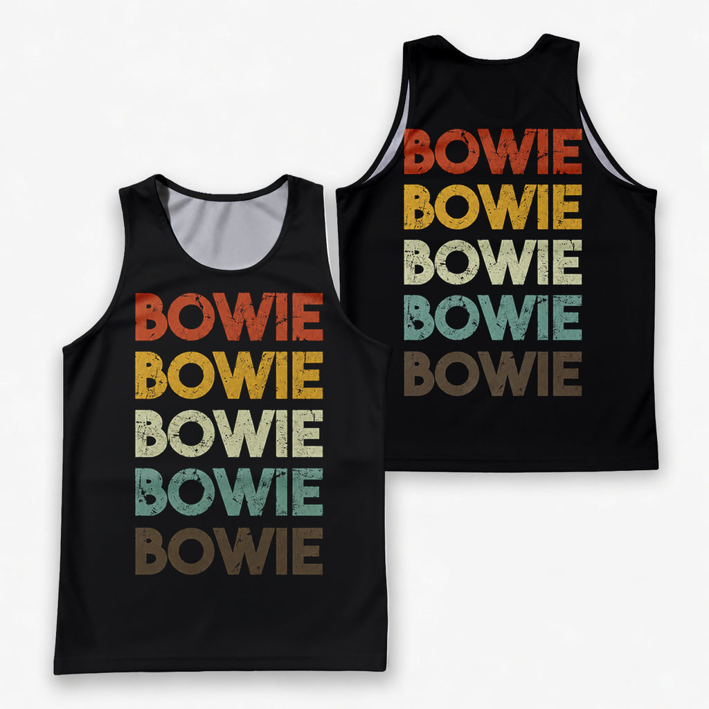 Maryland Running Tank Top Bowie Retro Running Singlet for Men and Women