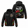 Custom Name Naughty Pace Club Running Windbreaker Jacket
