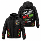 Custom Name Naughty Pace Club Running Windbreaker Jacket