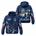 Custom Name Coast Guard Semper Paratus Runner Running Windbreaker Jacket