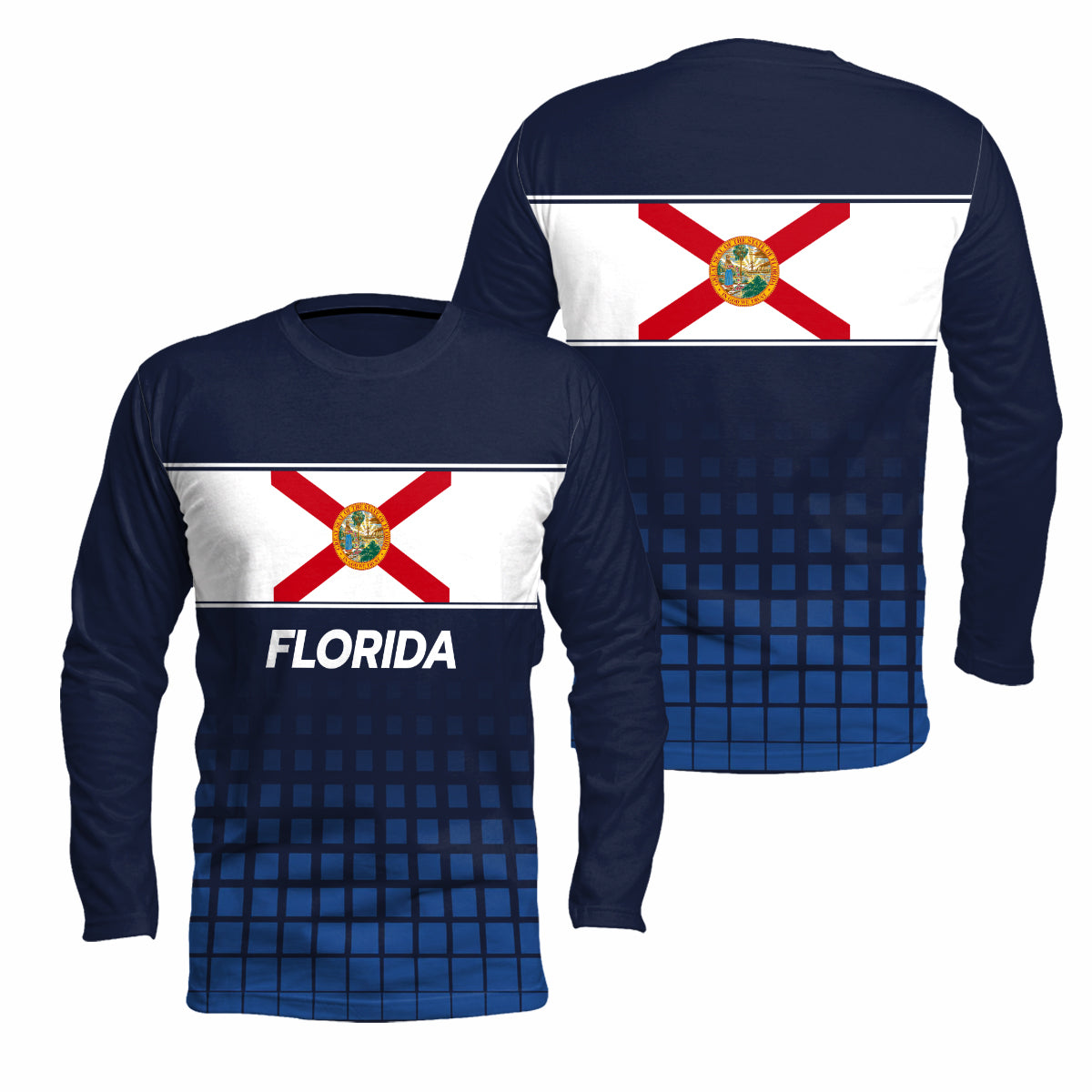 Florida State Pride Long Sleeve Running T-Shirt