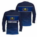 Pennsylvania State Pride Long Sleeve Running T-Shirt